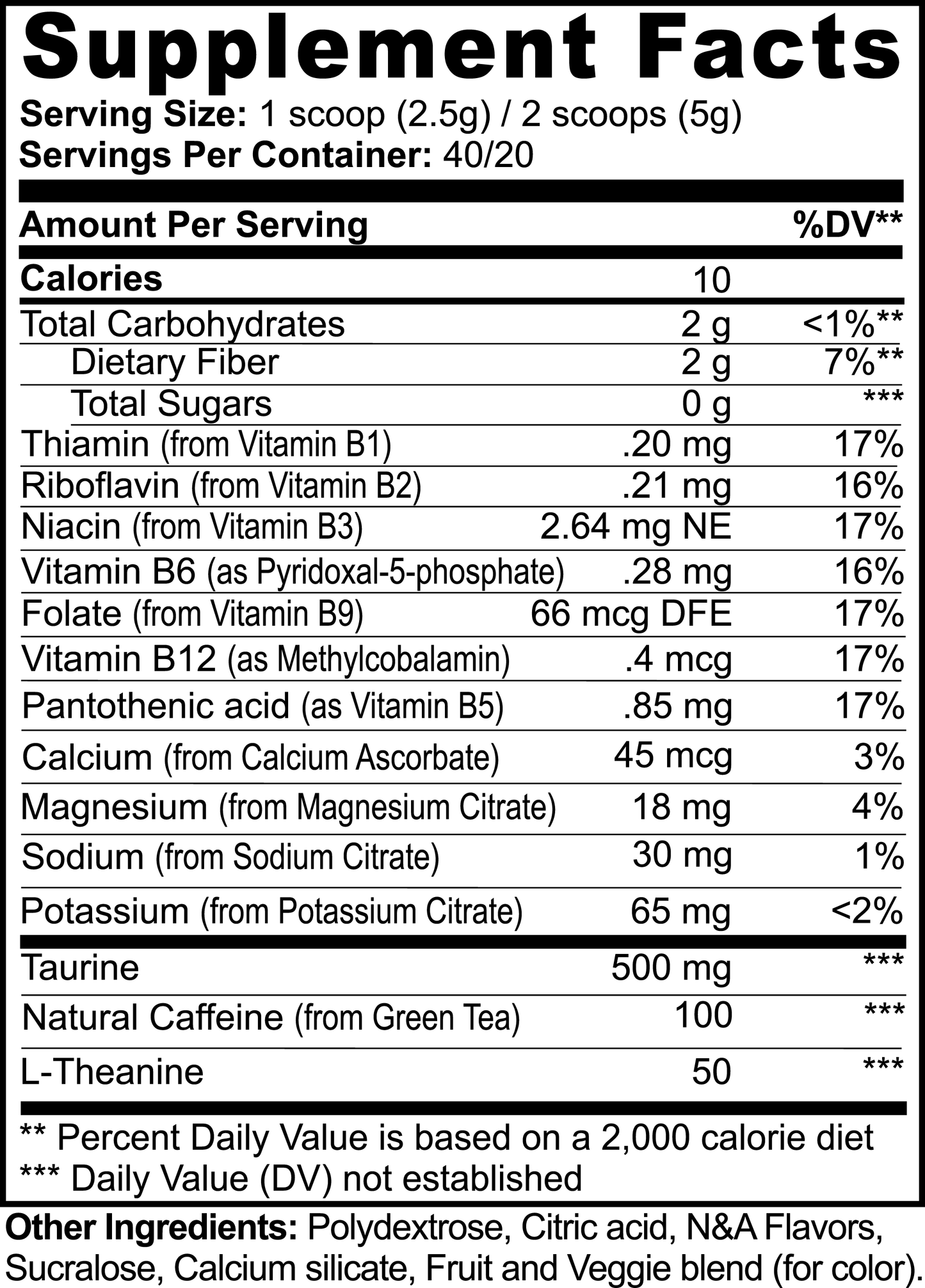 Energy Pre-Workout Formula(Strawberry Blast)