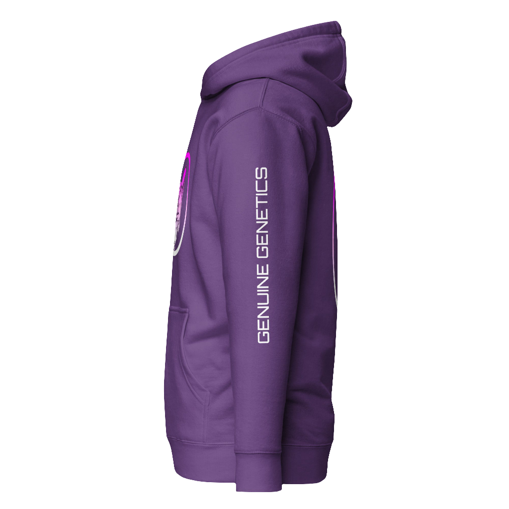 Gradient Purple Female Logo Hoodie