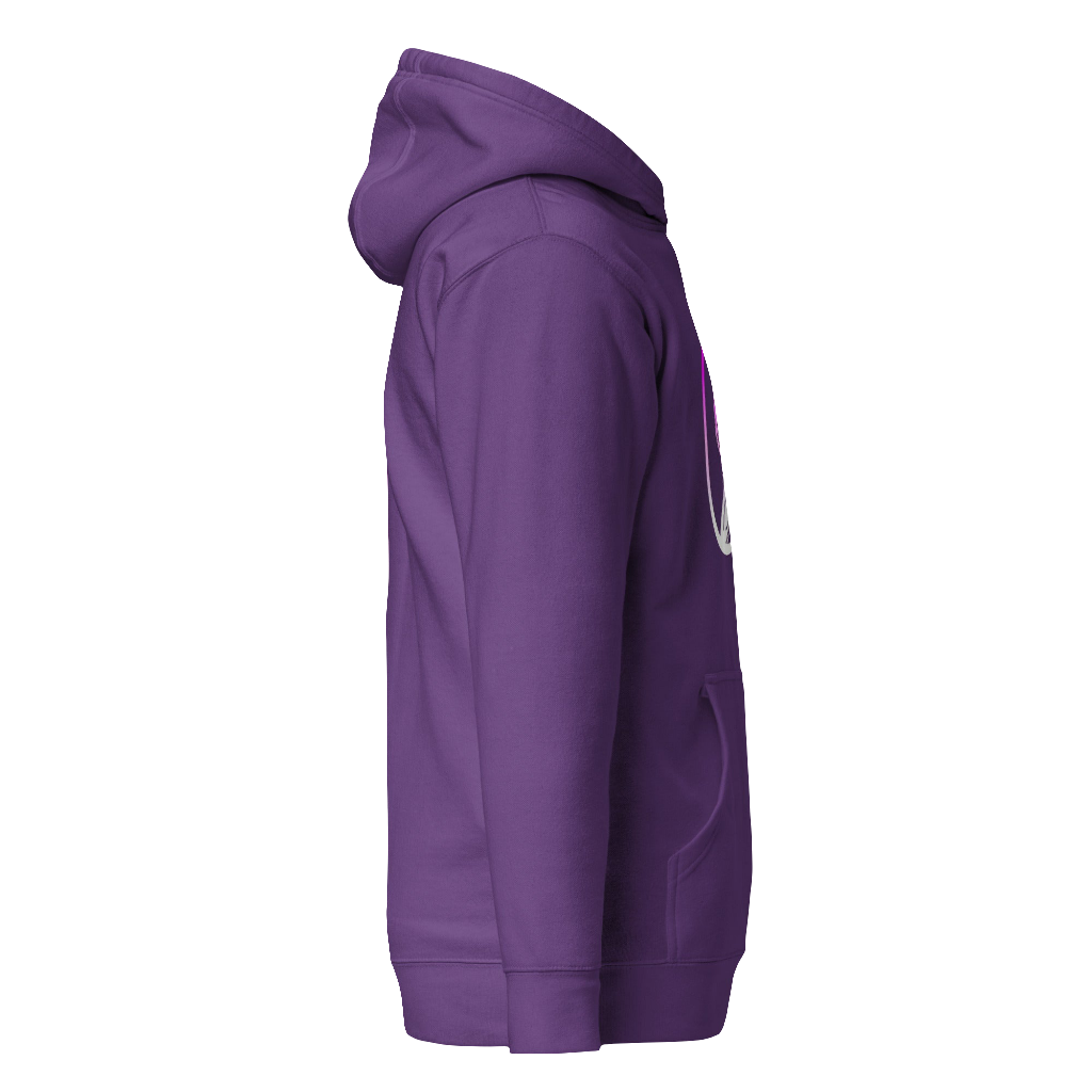 Gradient Purple Female Logo Hoodie