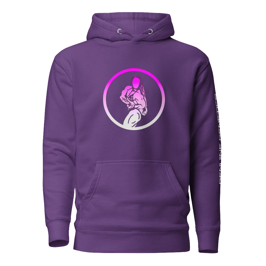 Gradient Purple Female Logo Hoodie