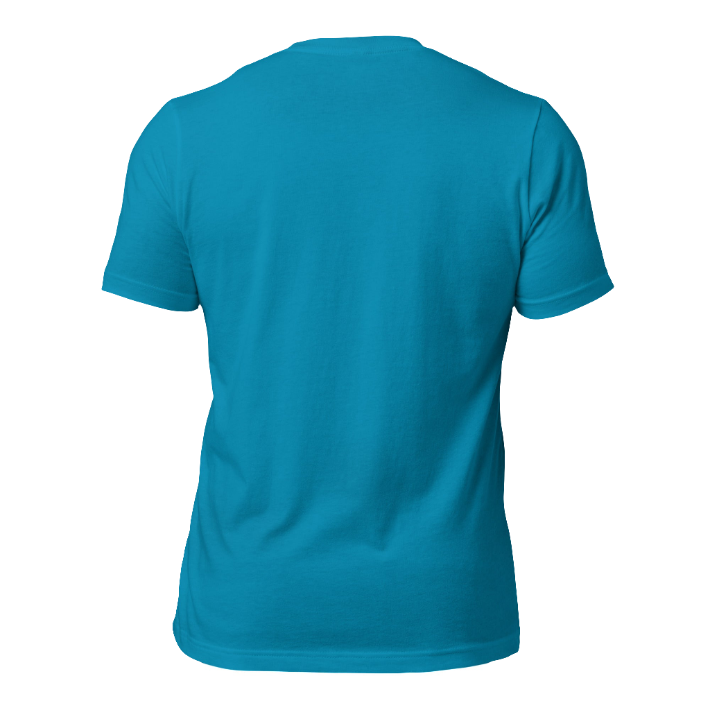 Gradient Turquoise Male Logo T-Shirt