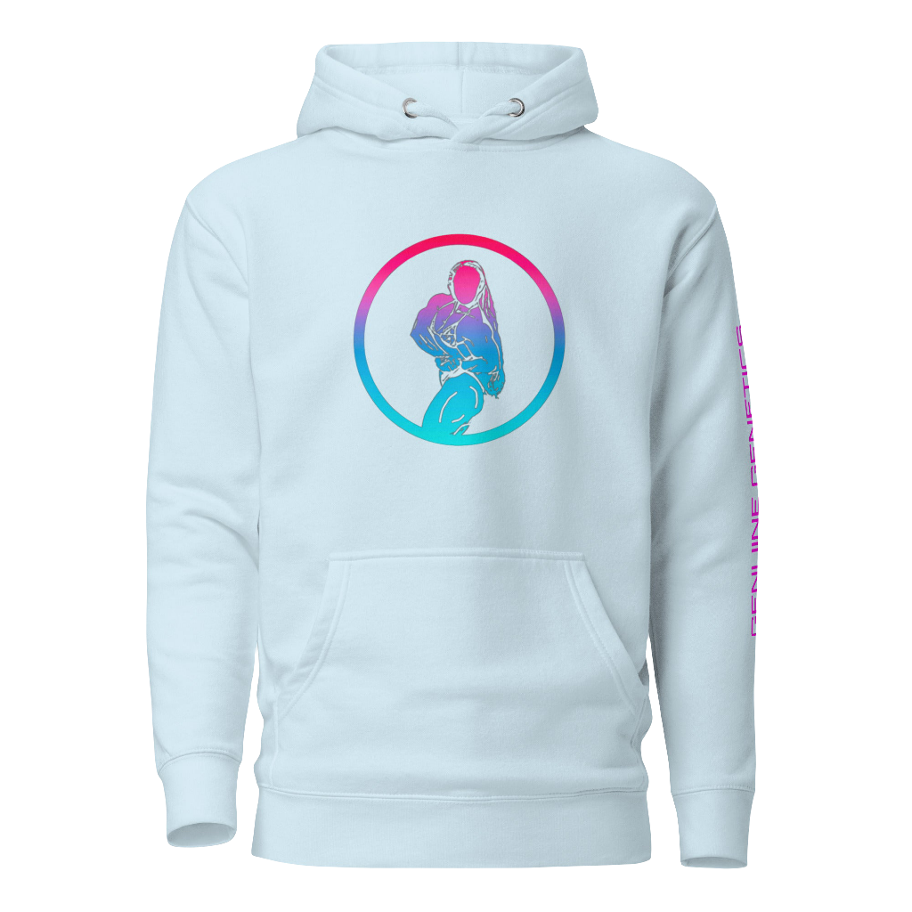 Gradient Light Blue Female Logo